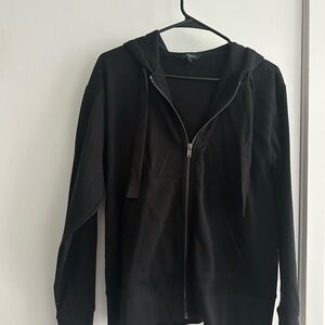 Banana Republic Black Zip-Up Hoodie